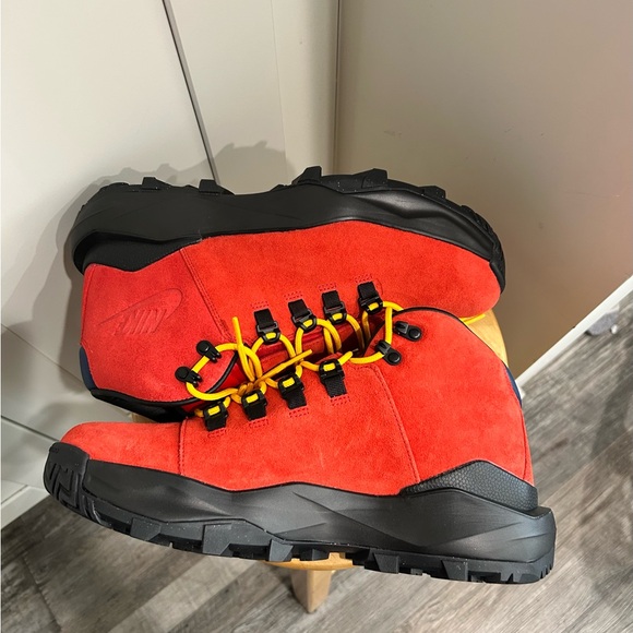 Nike Cygnal Vibrant Red Boots with Yellow Accents waterproof main image 6